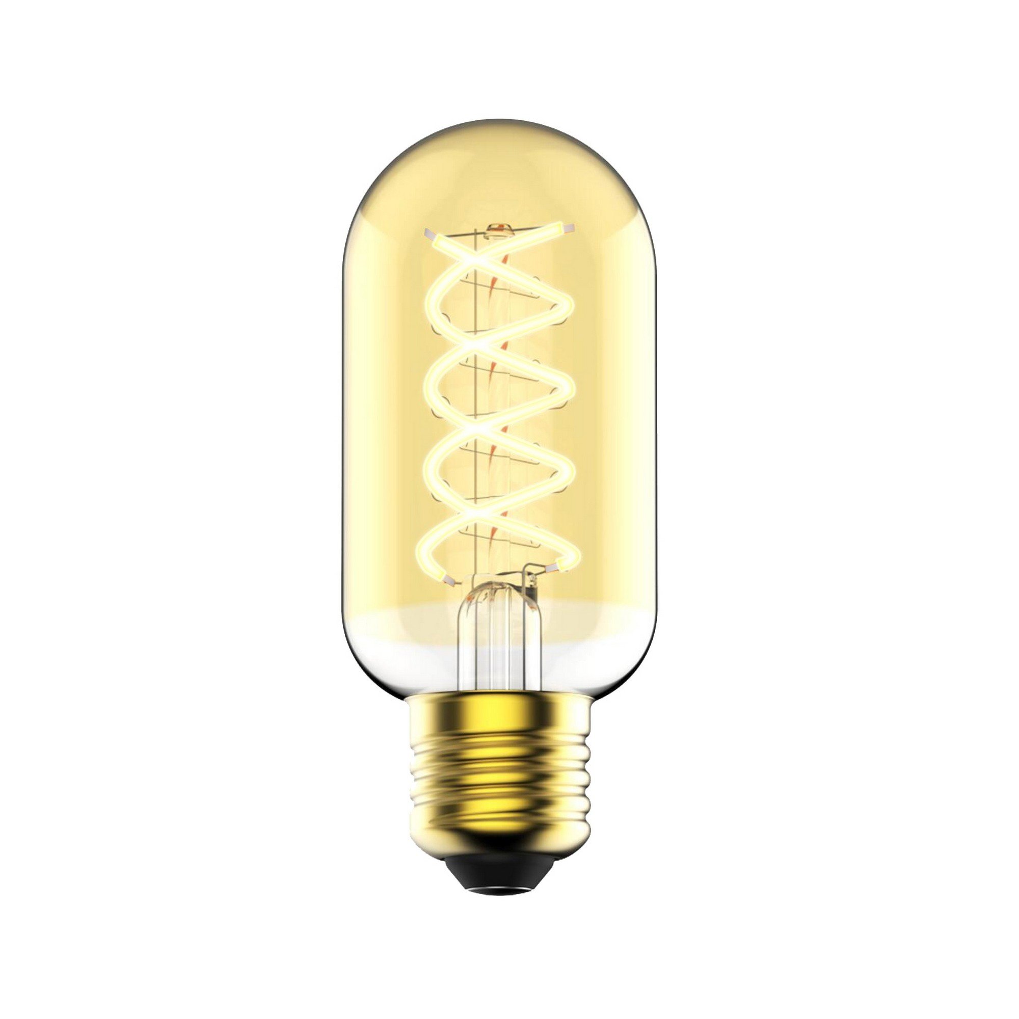 Nordlux Deco E27 T45 Spiral диммируемая 2200 K 400 лм Light Bulb Gold colour