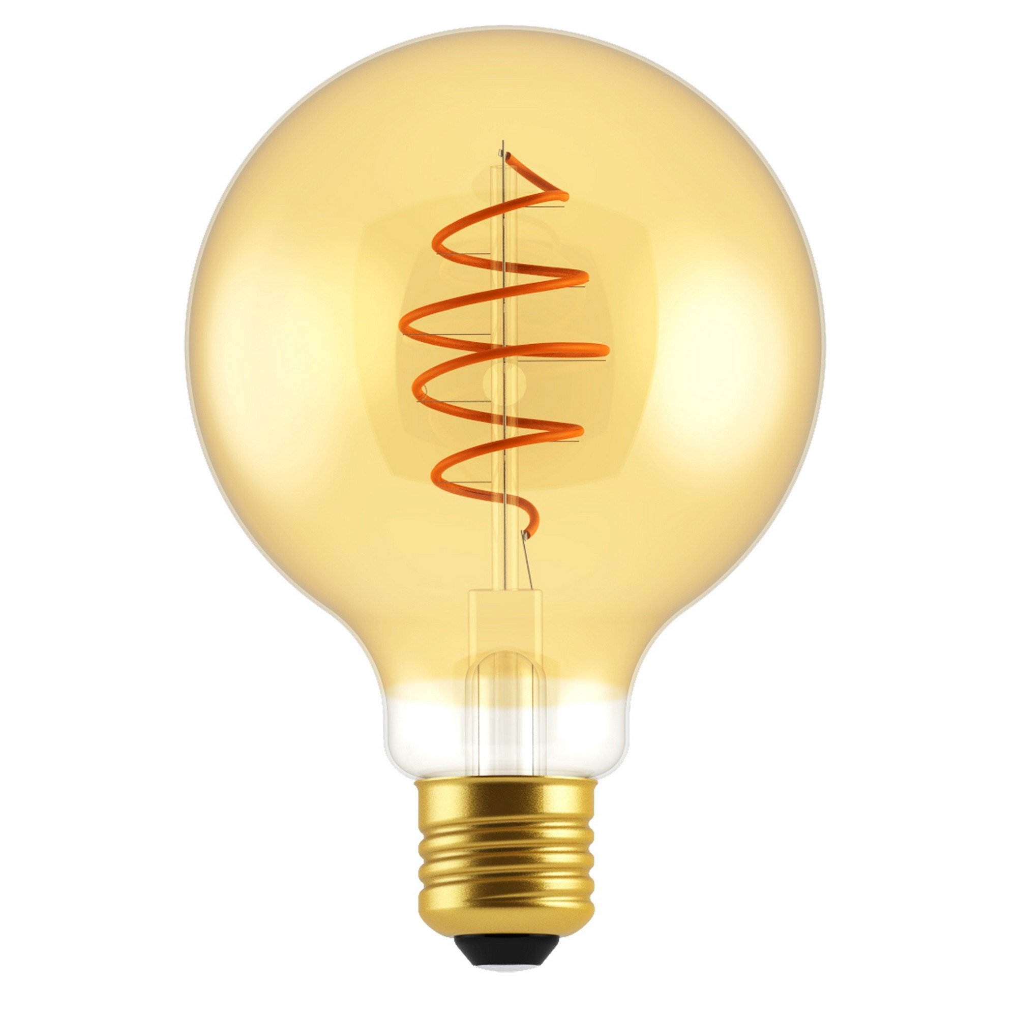 Nordlux Deco E27 G95 Spiral диммируемая 2200 K 400 лм Light Bulb Gold colour