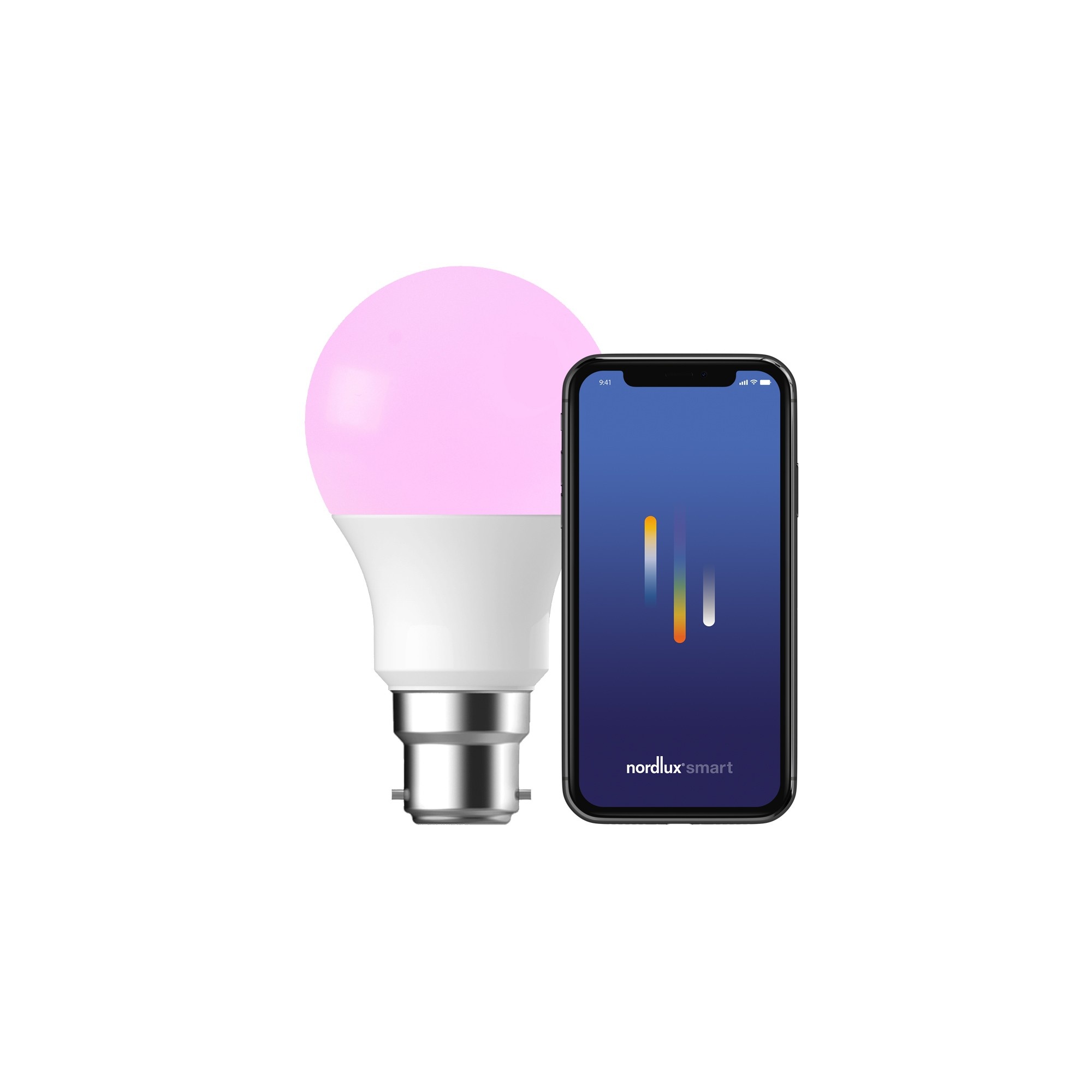 Nordlux Smart B22 A60 Colour 2200-6500 K 806 лм Light Bulb белый