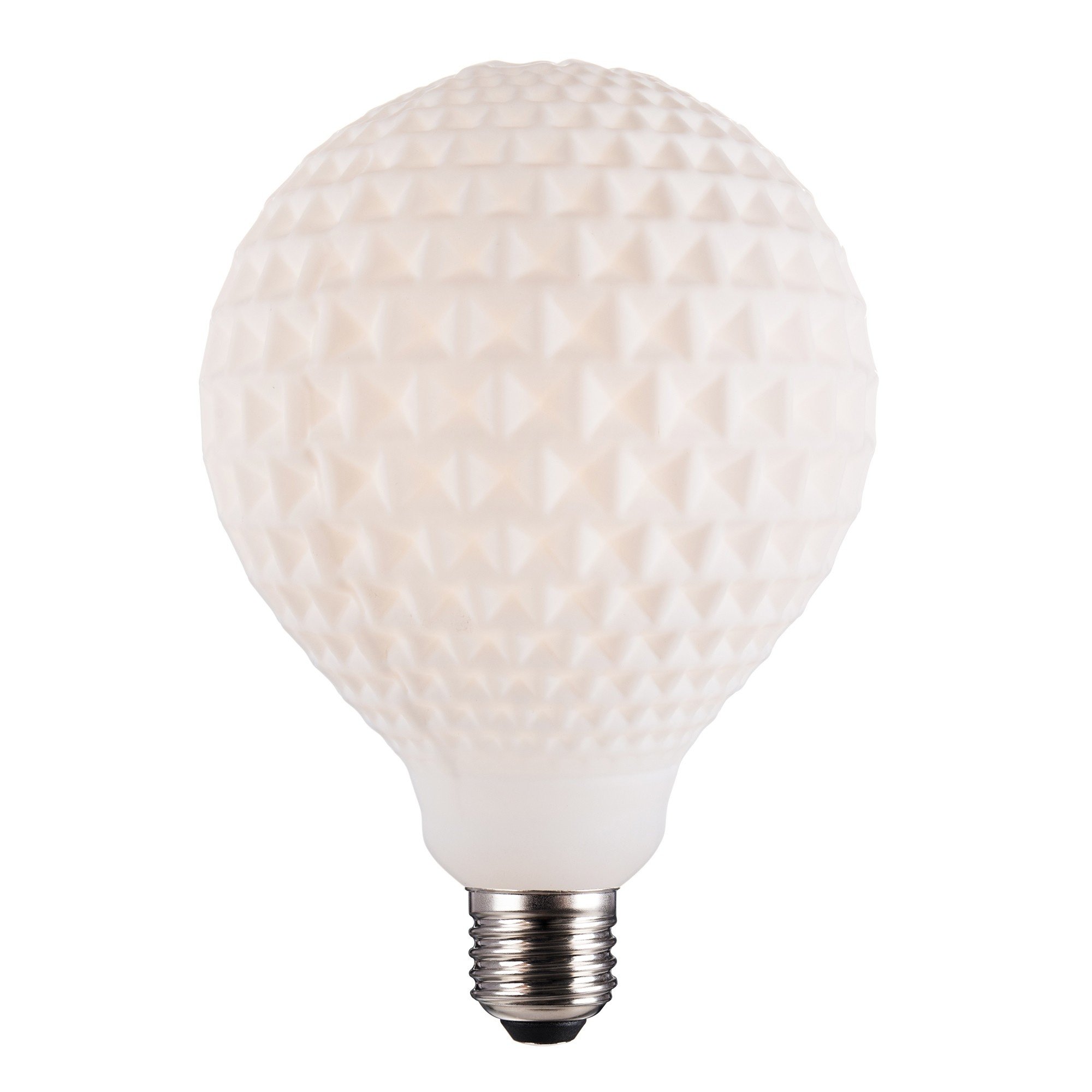 Nordlux Deco E27 G125 Checked Light Bulb опаловый белый