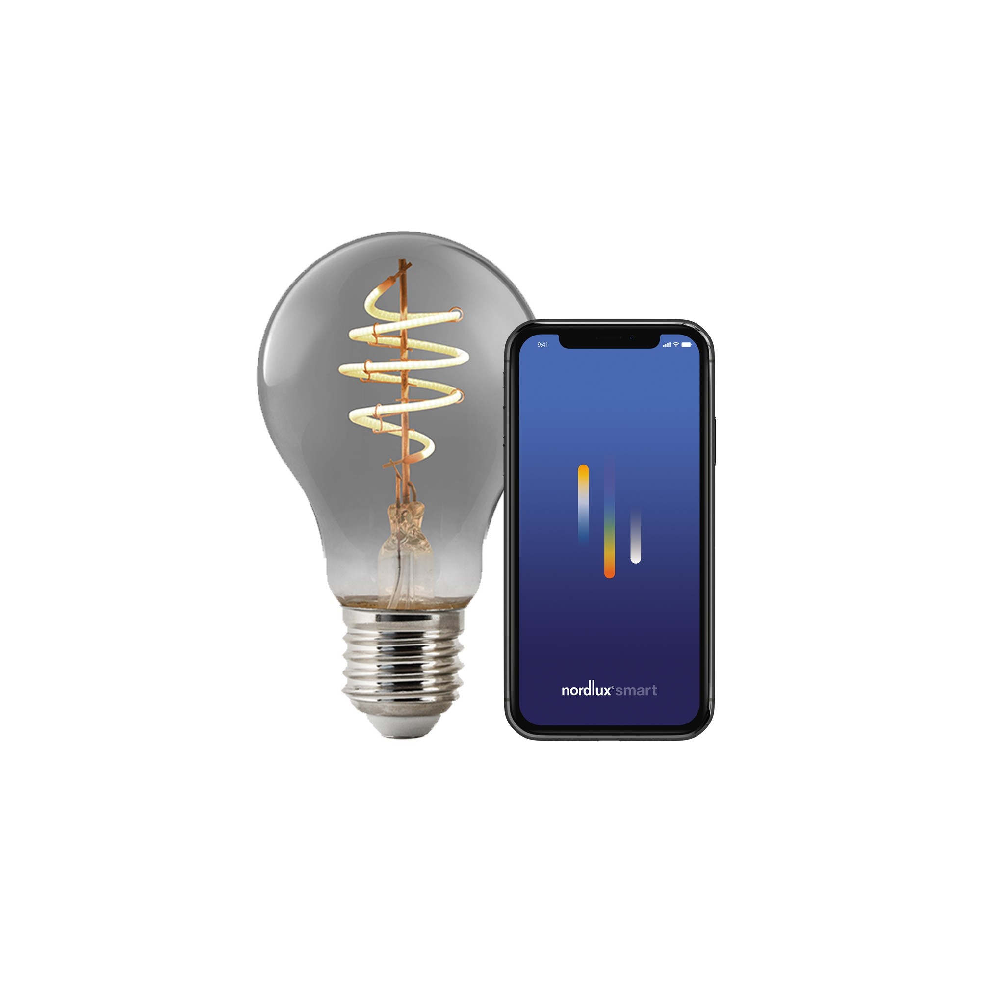 Nordlux Smart E27 A60 1800 K 100 лм Light Bulb дымчатый