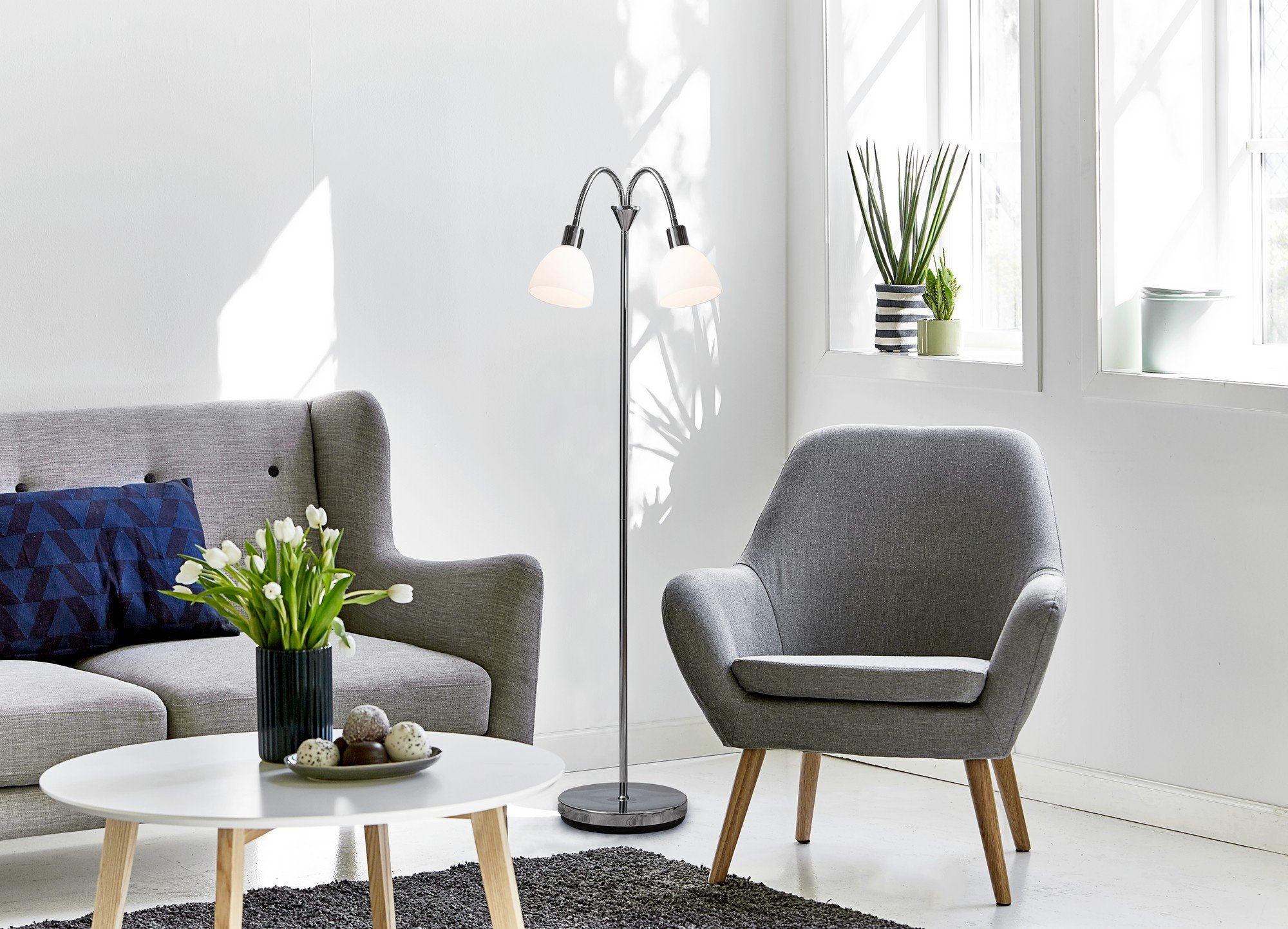 Nordlux Ray Double торшер черный