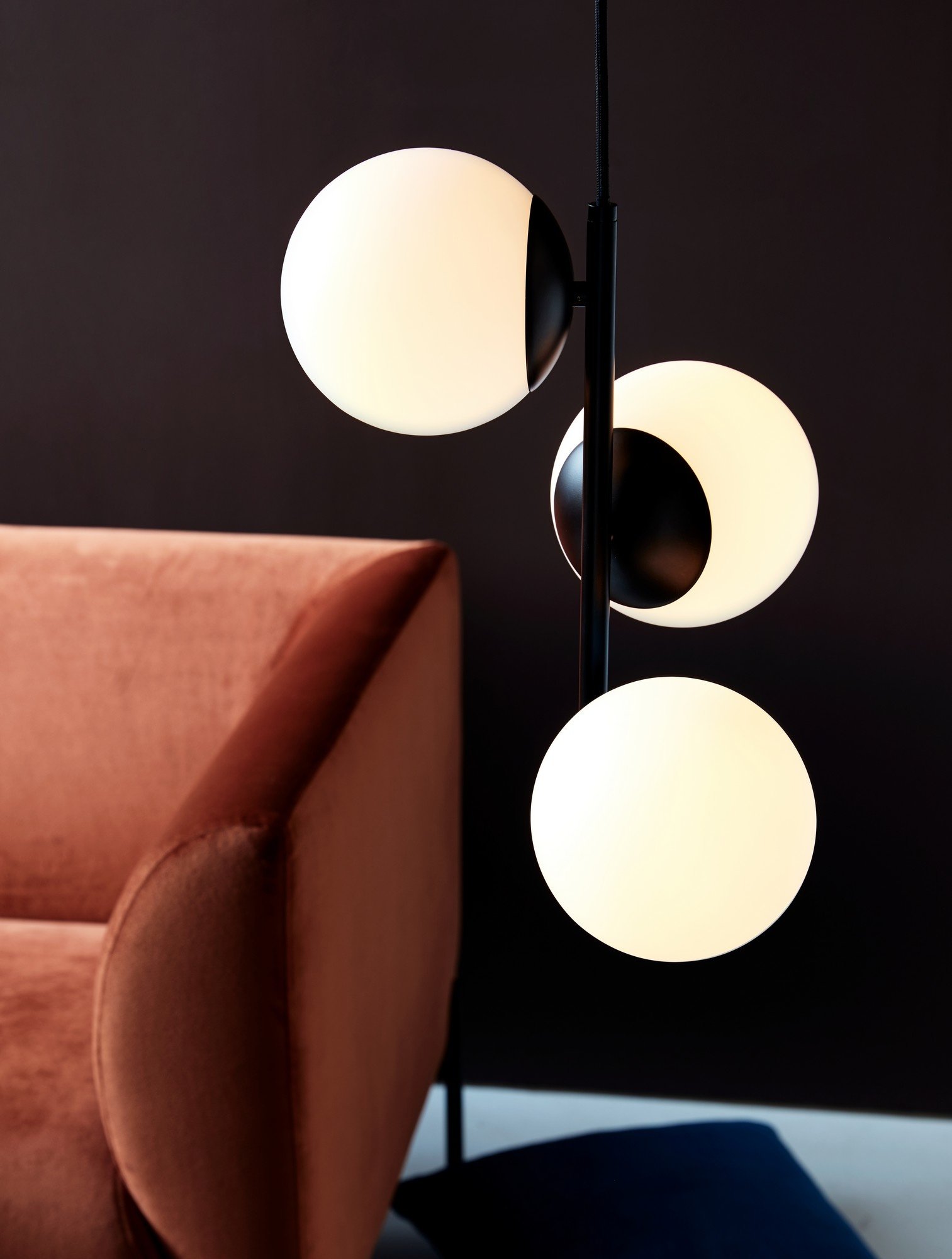Nordlux Lilly 3-Spot подвесной светильник черный