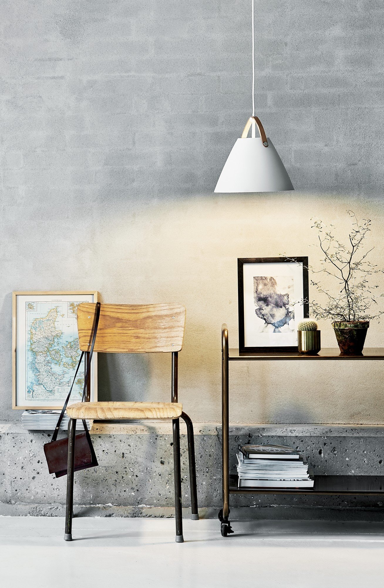 Nordlux Strap 27 подвесной светильник опаловый белый