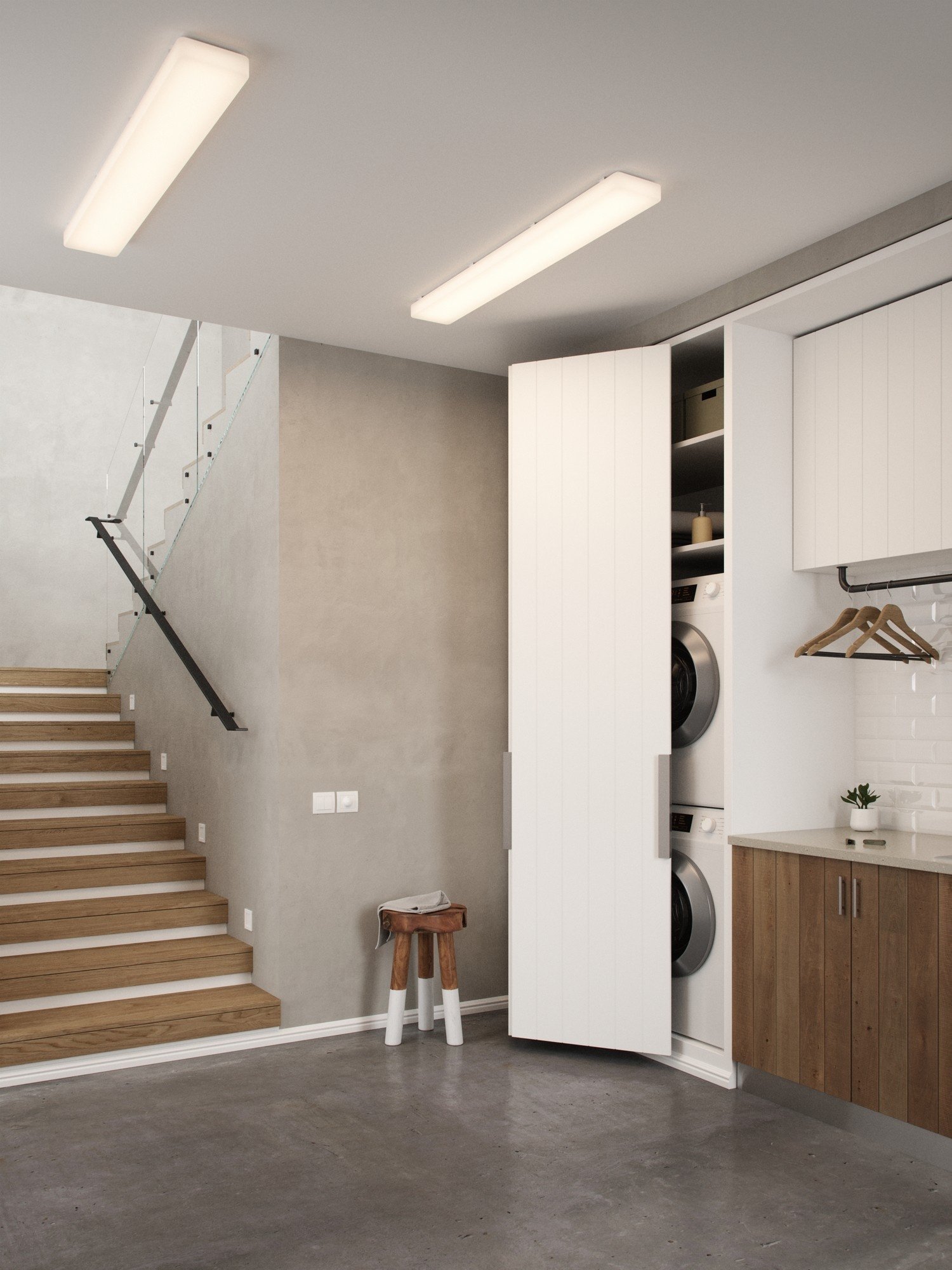 Nordlux Trenton 60 Batten Light Fitting белый
