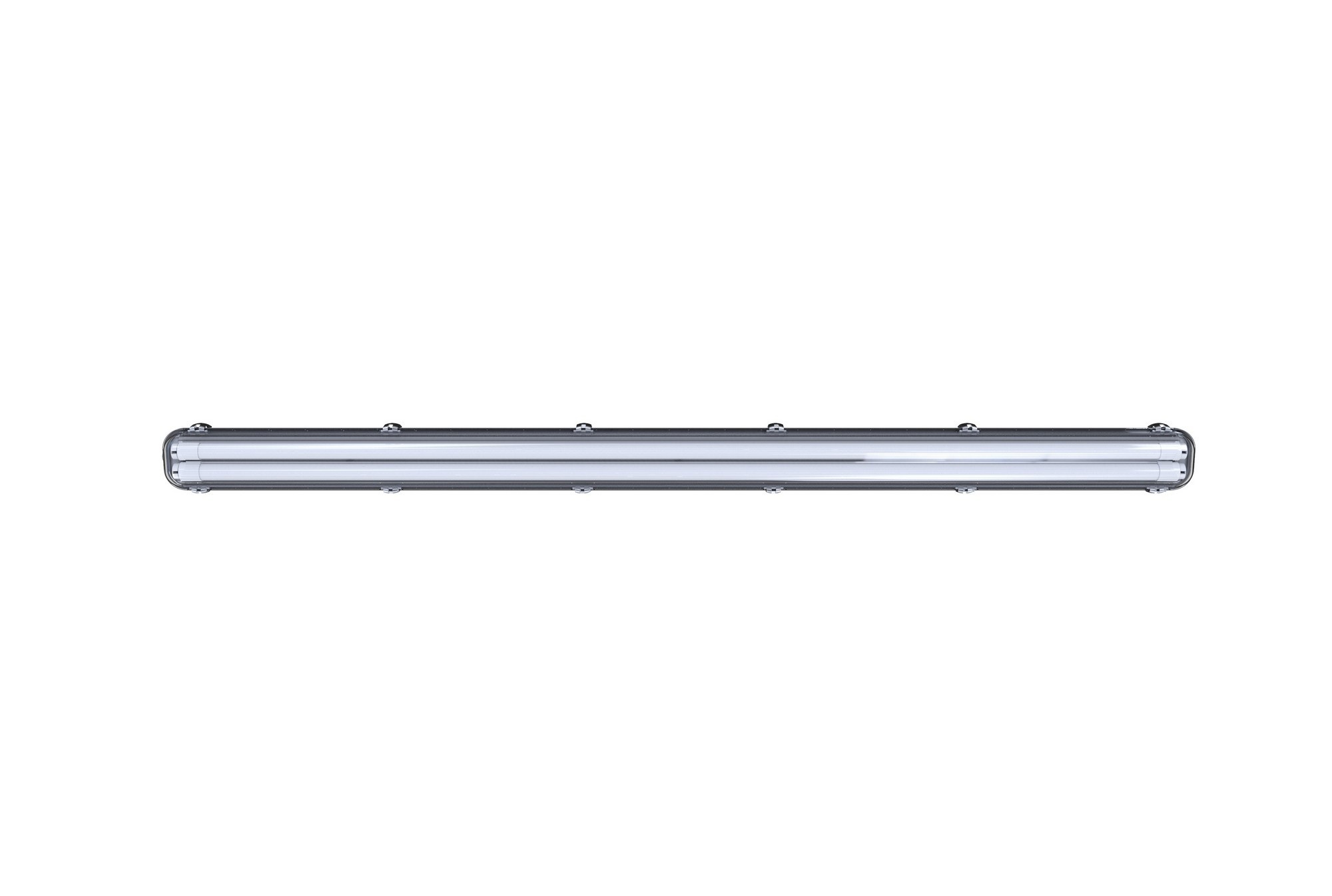 Nordlux Works IP65 2x24 Batten Light Fitting серый