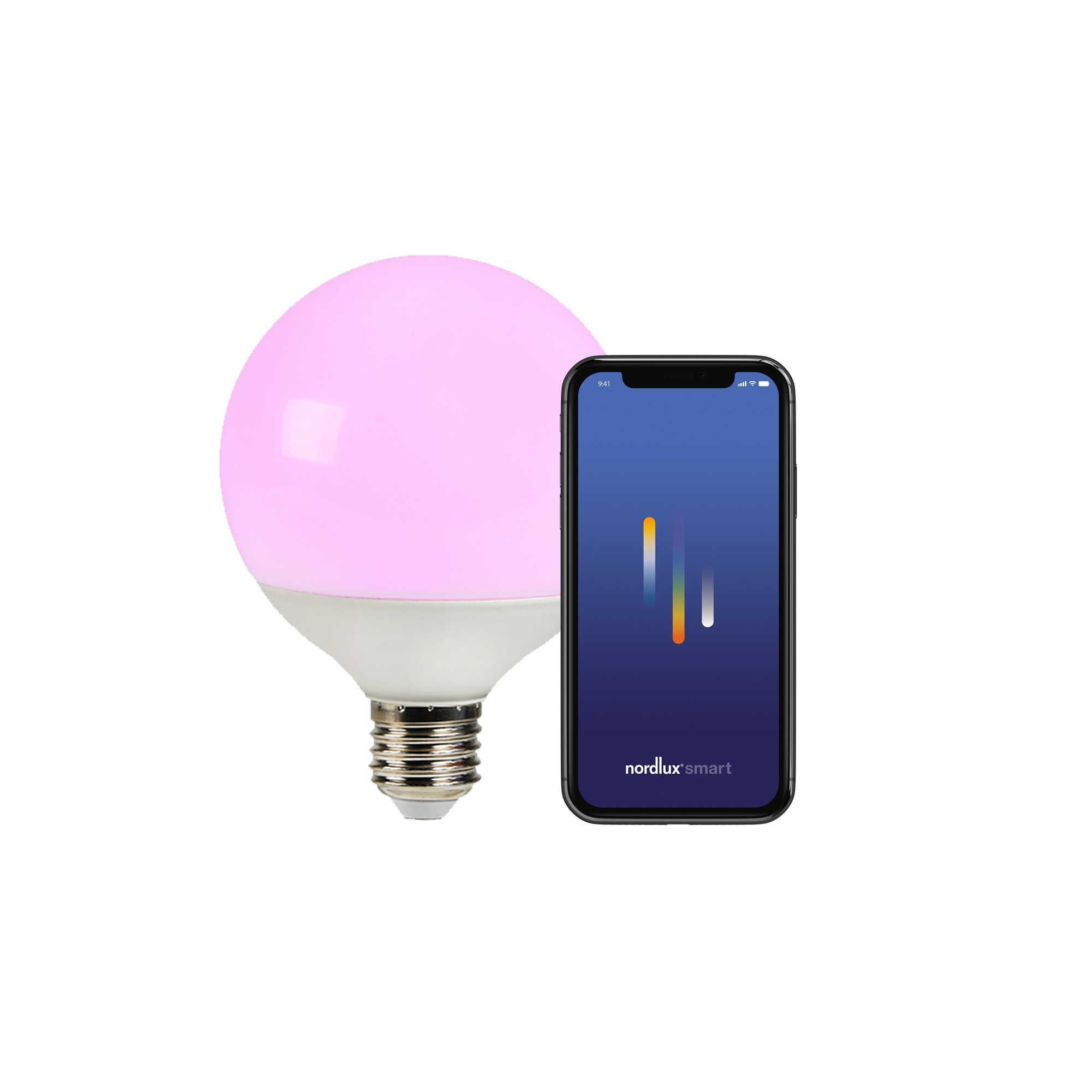 Nordlux Smart E27 G95 Colour 2200-6500 K 1055 лм Light Bulb белый