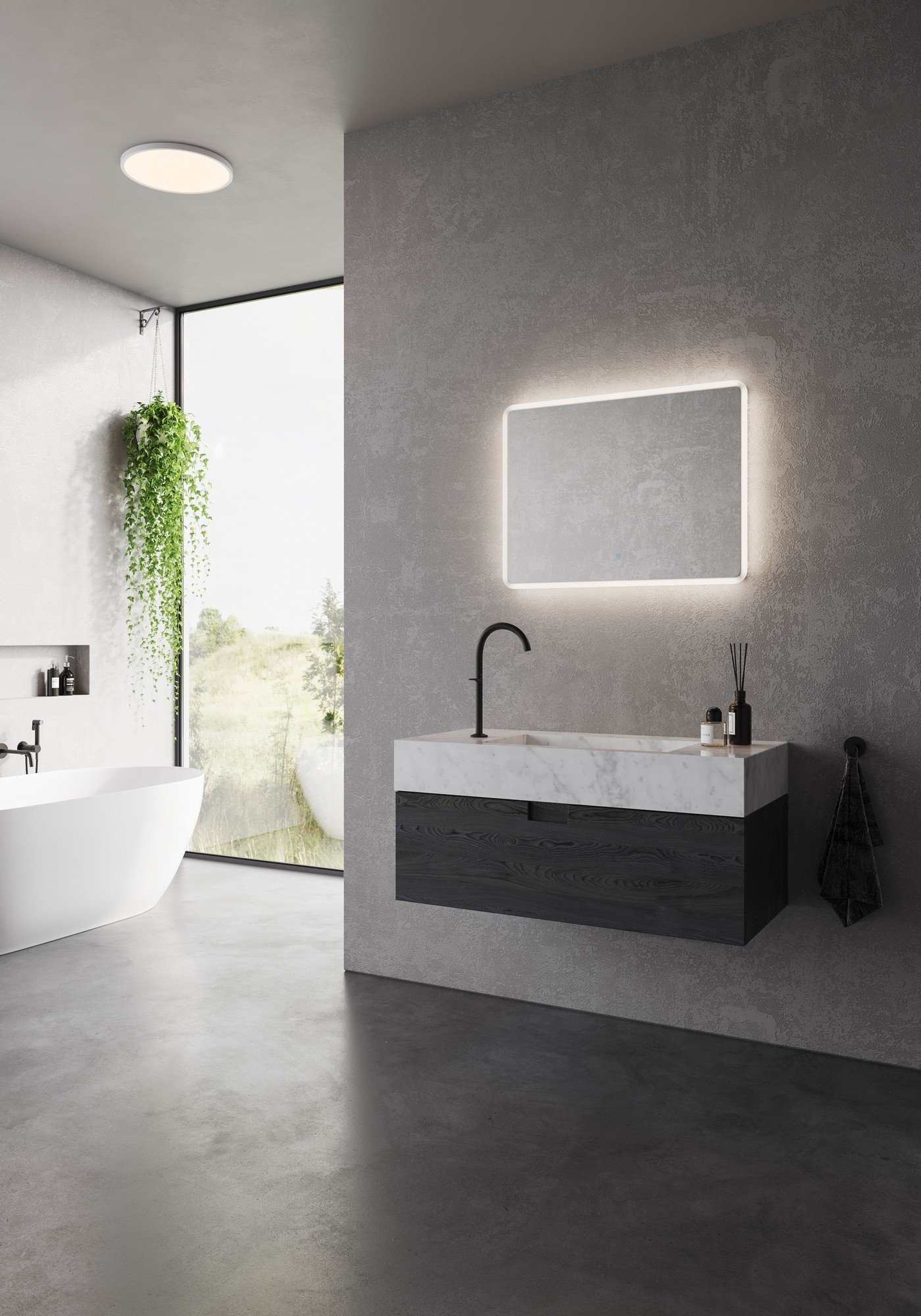 Nordlux Dovina 60x80 настенный светильник прозрачный