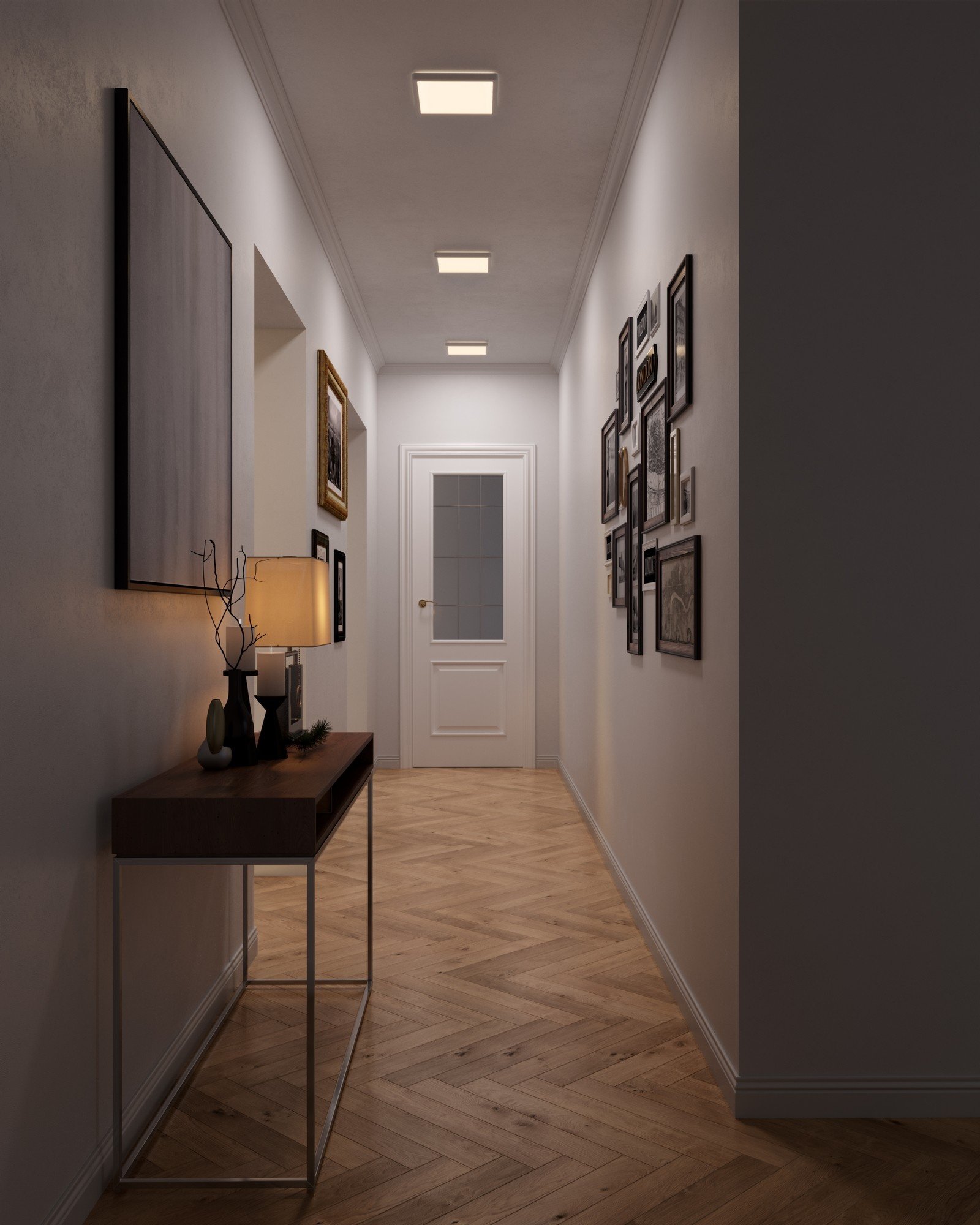 Nordlux Oja 29 Square 3000 4000 K 3-Step потолочный светильник белый